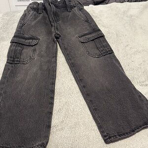 Old Navy Kids Black Cargo Jeans